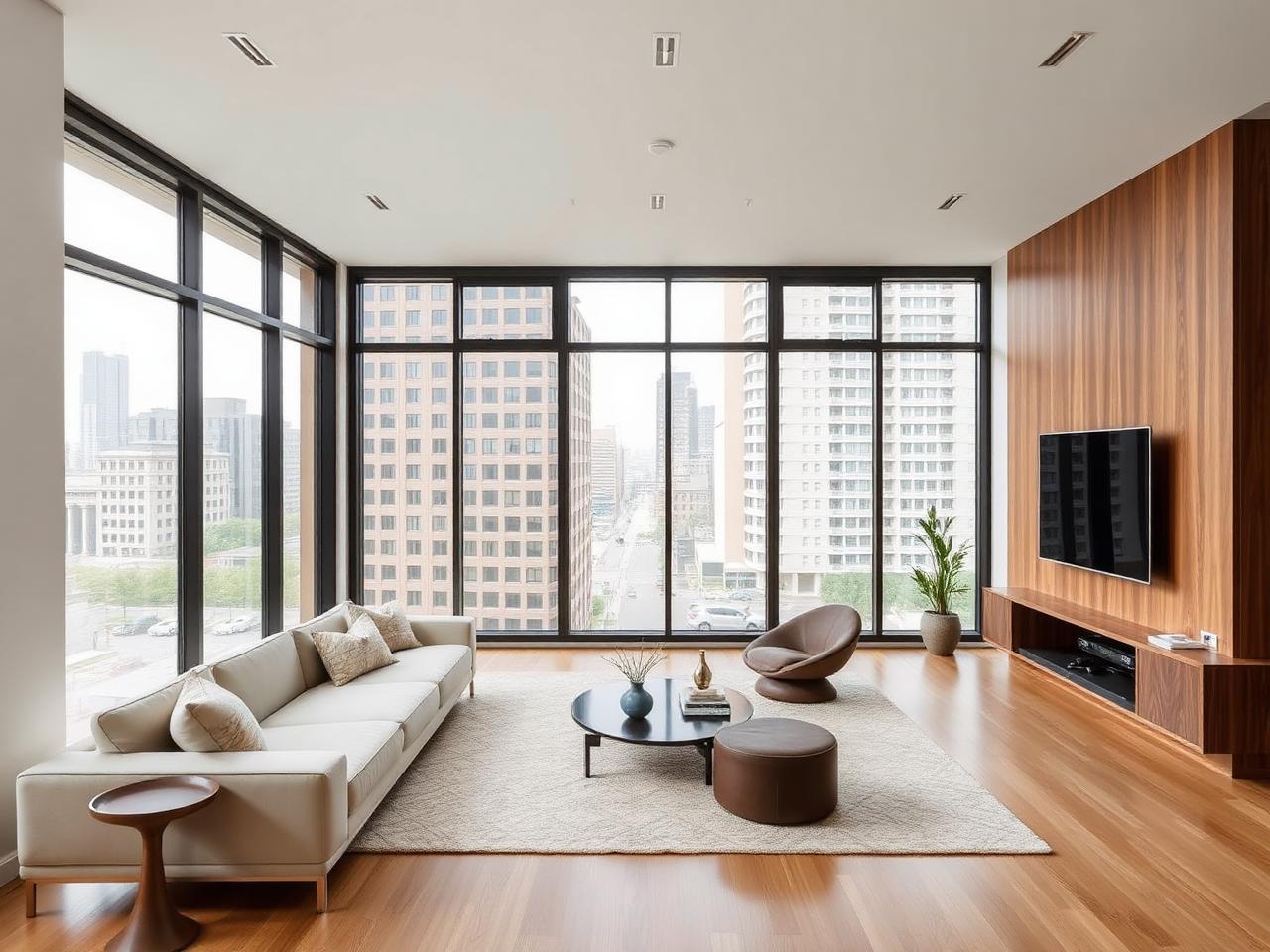 Interior de apartamento entregue pela Pauri Construtora